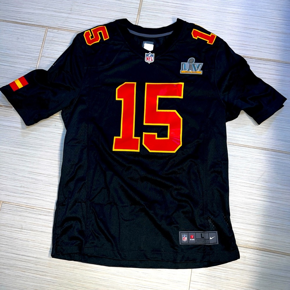 Kansas City Chiefs Patrick Mahomes alternate jersey with Super Bowl patch